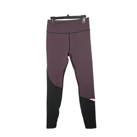 ZYIA Pants - Zyia Active Purple Black Pink Activewear High Rise Leggings Size 8-10